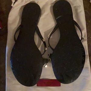 Valentino rockstud jelly sandals